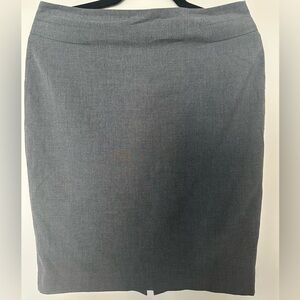 The Limited Gray Tailored Pencil Skirt